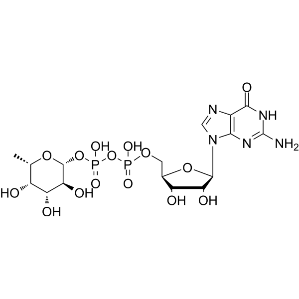 GDP-L-fucose Chemical Structure