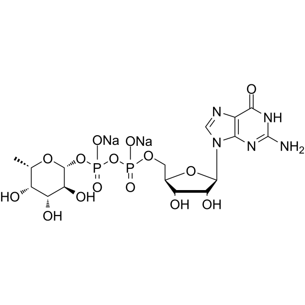 GDP-L-fucose disodium Chemical Structure