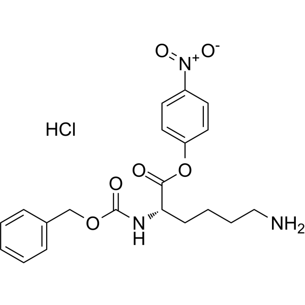 Z-Lys-ONp hydrochloride Chemical Structure