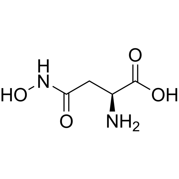 L-Aspartic acid β-hydroxamate Chemical Structure