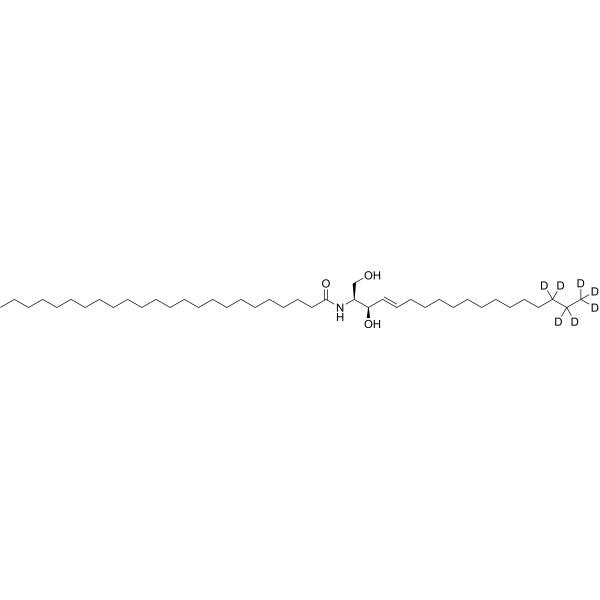 C24-Ceramide-d<sub>7</sub> Chemical Structure