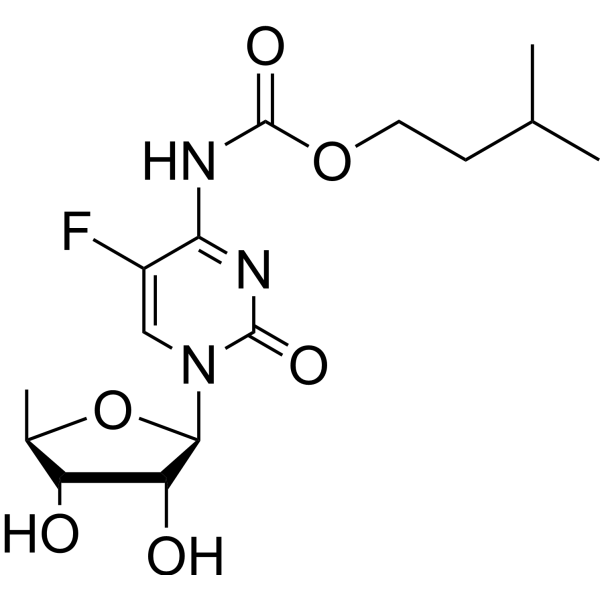 <em>5</em>′-Deoxy-<em>5</em>-fluoro-<em>N</em>4-(isopentyloxycarbonyl)cytidine