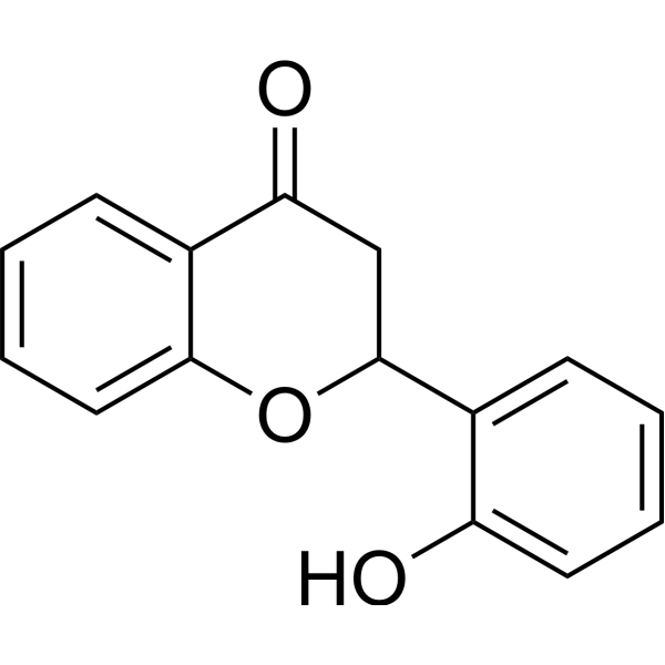 2'-Hydroxyflavanone Chemical Structure