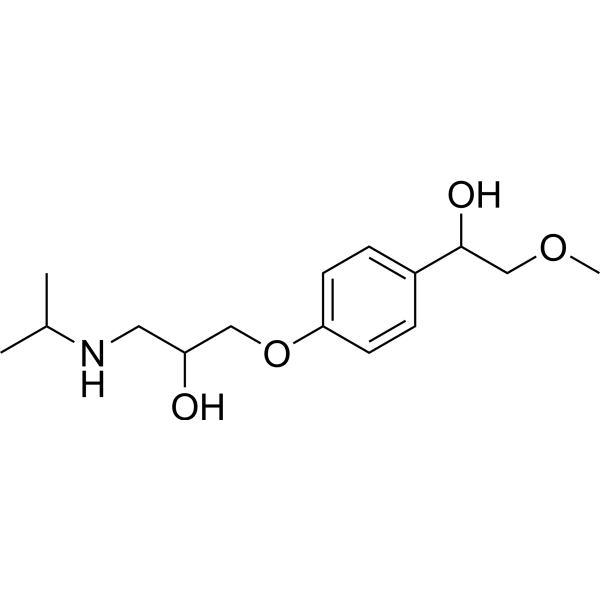 a-Hydroxymetoprolol Chemical Structure