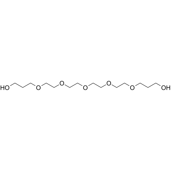 Propanol-PEG5-CH2OH Chemical Structure