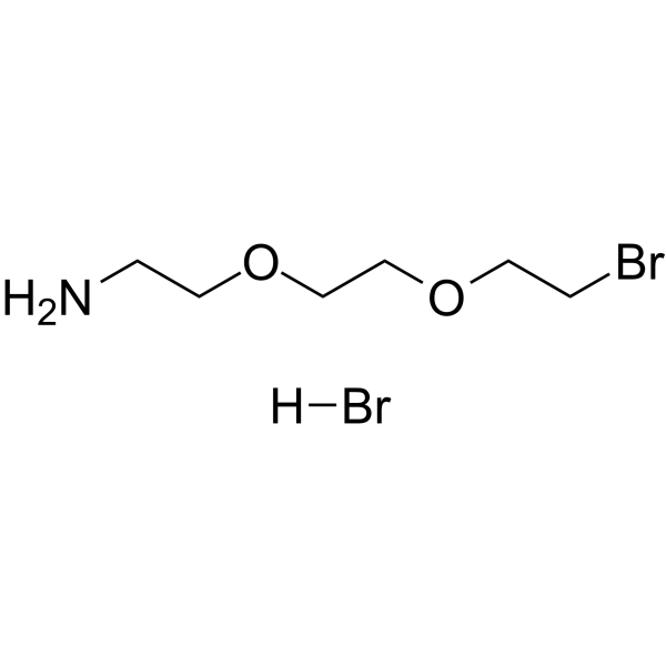 Bromo-PEG2-NH2 hydrobromide Chemical Structure