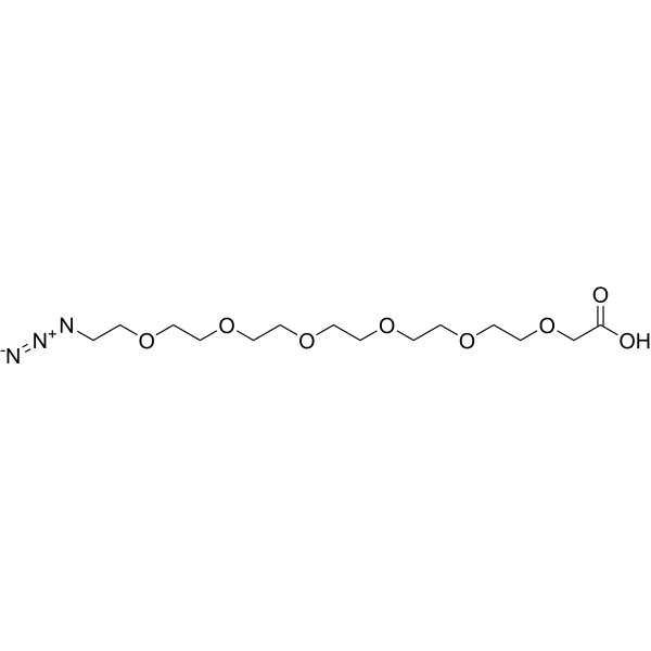 Azido-PEG6-CH2COOH Chemical Structure