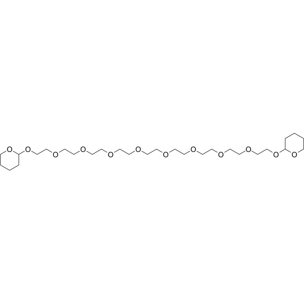 THP-PEG9-THP Chemical Structure