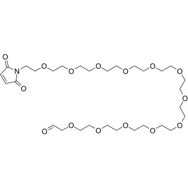 Mal-PEG12-CHO Chemical Structure