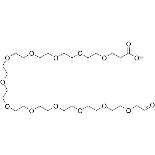 Acid-PEG12-CHO Chemical Structure