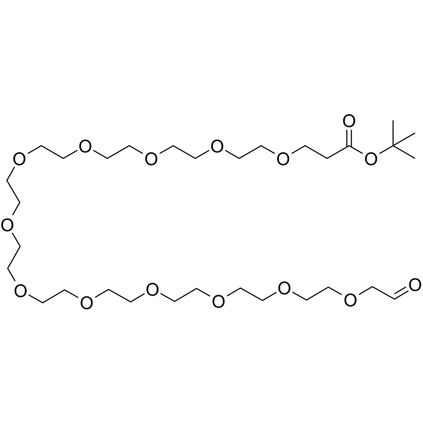 CHO-PEG12-Boc Chemical Structure