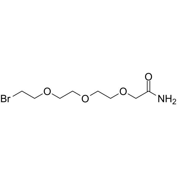 Bromo-PEG3-CO-NH2 Chemical Structure