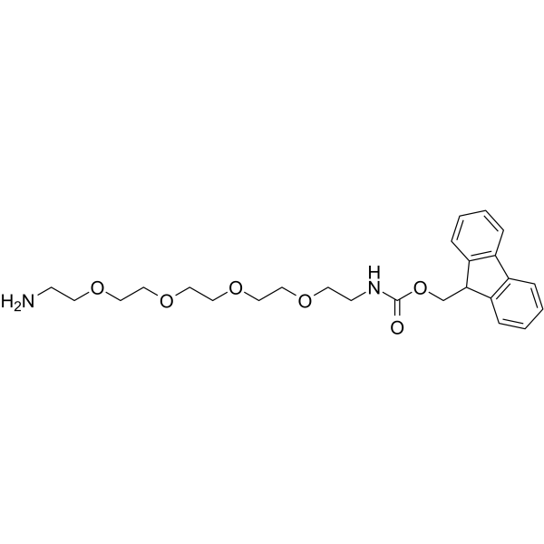 Fmoc-N-amido-PEG4-amine Chemical Structure