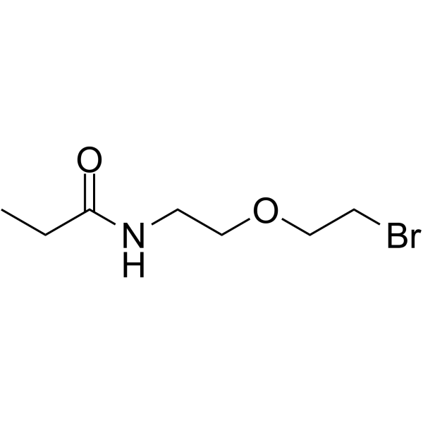 N-Ethylpropionamide-PEG1-Br Chemical Structure