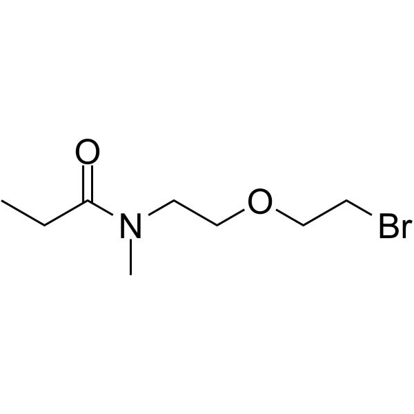 N-Ethyl-N-methylpropionamide-PEG1-Br Chemical Structure