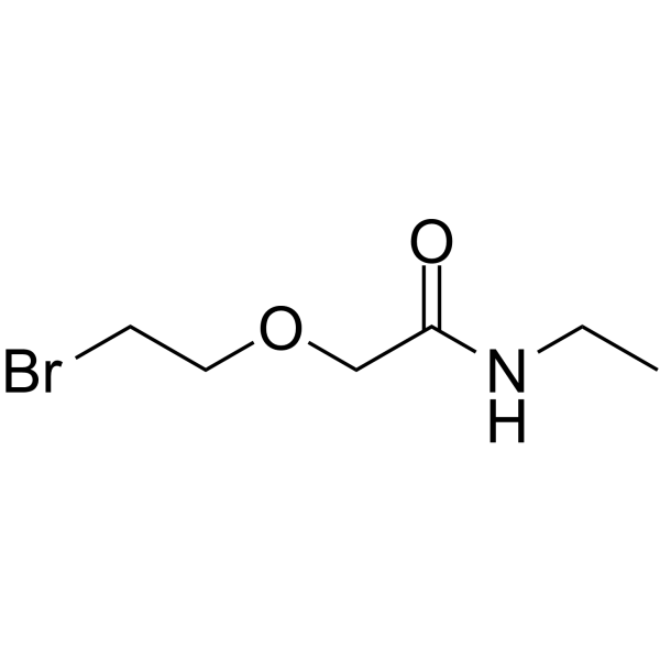 N-Ethylacetamide-PEG1-Br Chemical Structure