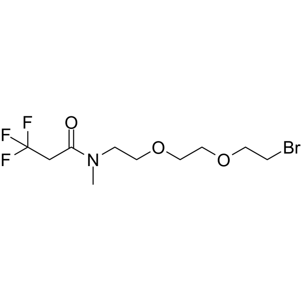 N-<em>Ethyl</em>-3,3,3-trifluoro-N-methylpropanamide-PEG2-Br
