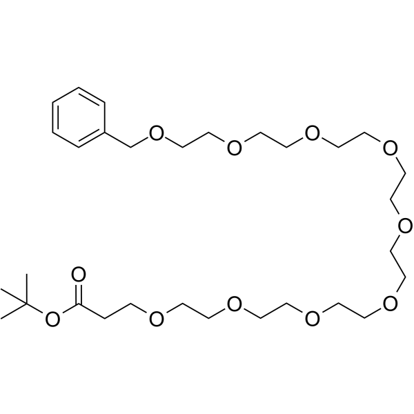 Benzyl-PEG9-Boc Chemical Structure