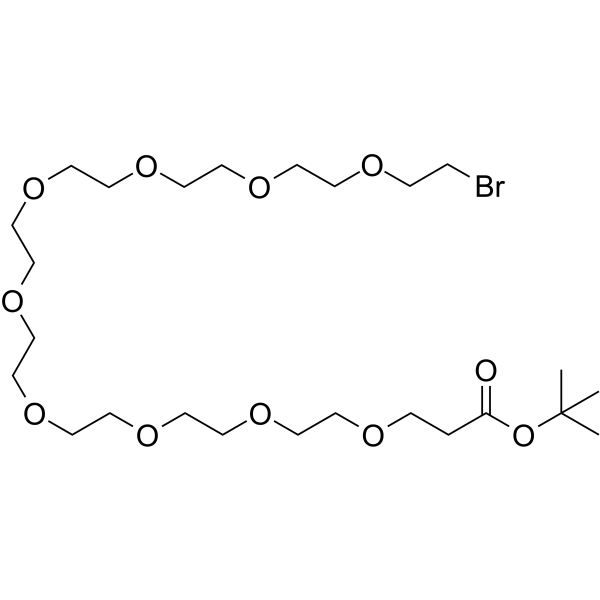 Bromo-PEG9-Boc Chemical Structure