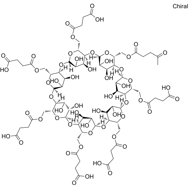 Succinyl-β-cycloaltrin Chemical Structure