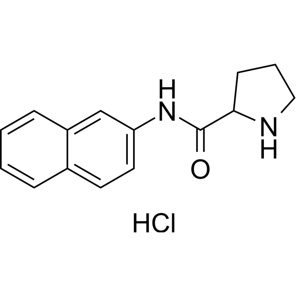 L-Proline β-naphthylamide hydrochloride Chemical Structure