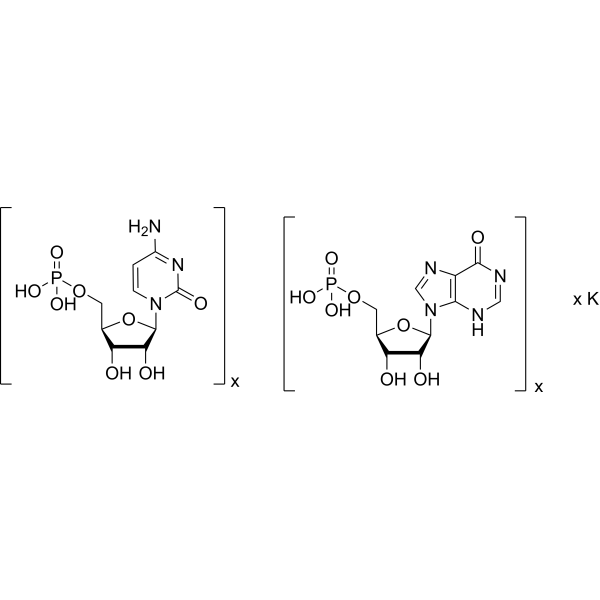 Polyinosinic-polycytidylic acid potassium Chemical Structure
