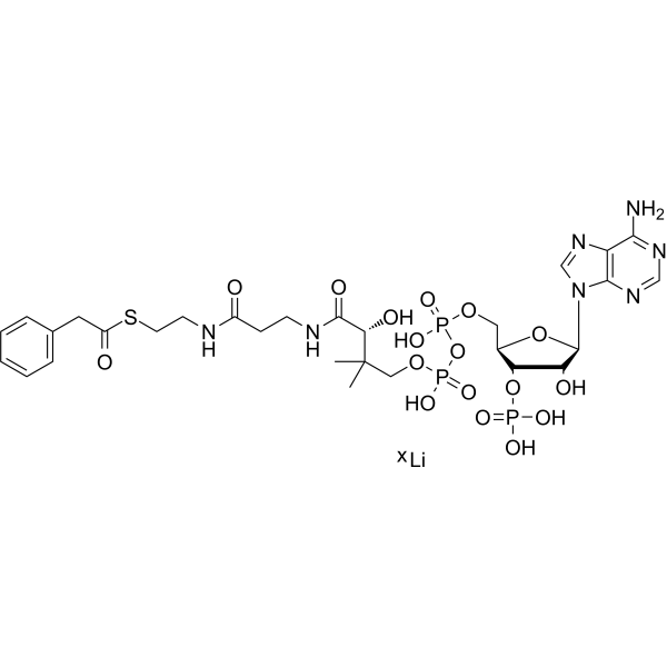 Phenylacetyl CoA lithium Chemical Structure