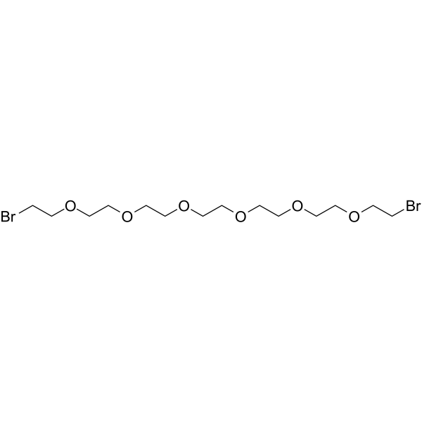 Bromo-PEG6-bromide Chemical Structure