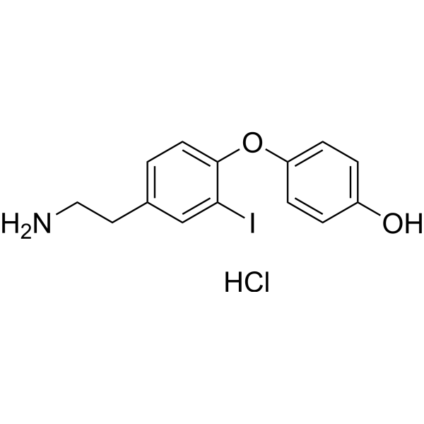 3-Iodothyronamine hydrochloride Chemical Structure