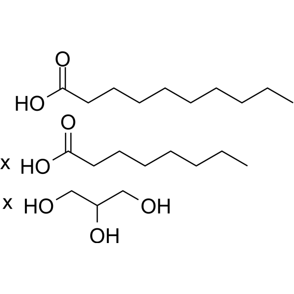 Caprylic/Capric Triglyceride Chemical Structure