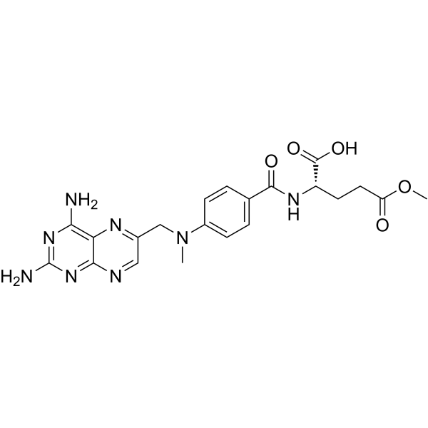 Methotrexate γ-Methyl Ester Chemical Structure