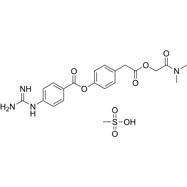 Camostat mesylate Chemical Structure