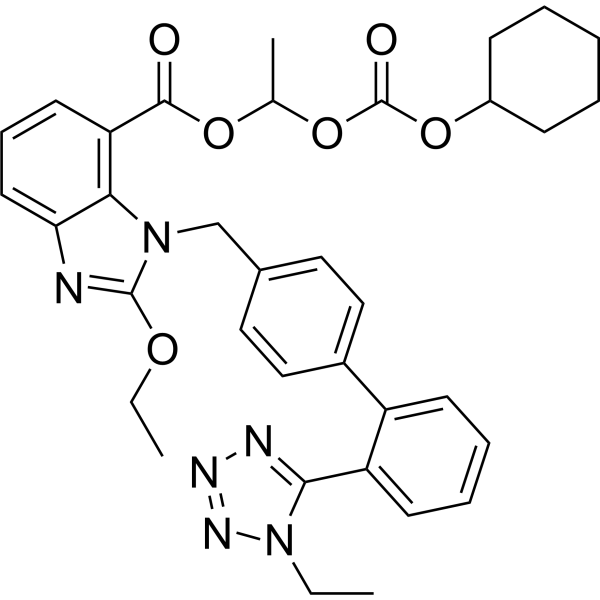 1H-1-Ethyl Candesartan Cilexetil Chemical Structure