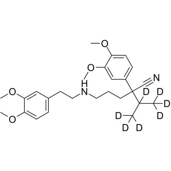Norverapamil-d<sub>7</sub> Chemical Structure