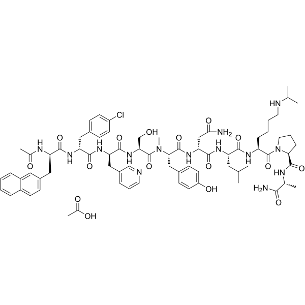 Abarelix Acetate Chemical Structure