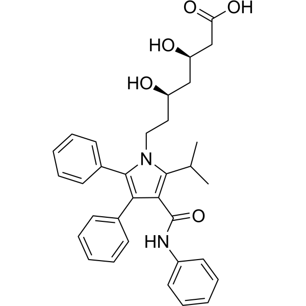 Desfluoro-atorvastatin Chemical Structure