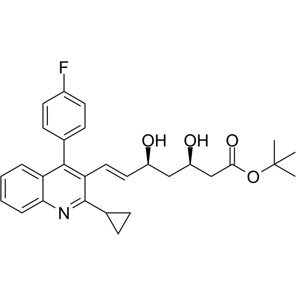 tert-Buthyl Pitavastatin Chemical Structure
