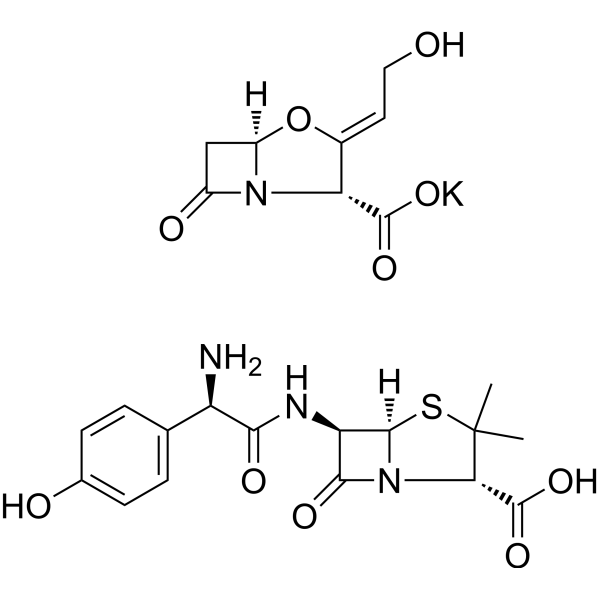 Amoxicillin-clavulanate potassium Chemical Structure