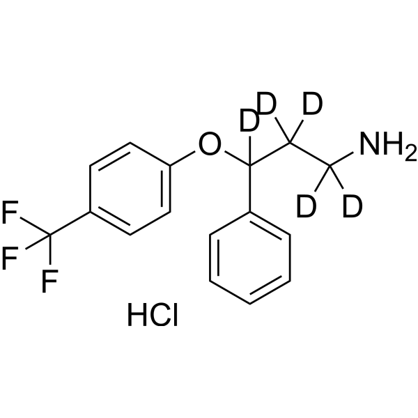 Norfluoxetine-d<sub>5</sub> Chemical Structure