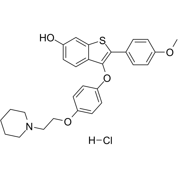 Arzoxifene hydrochloride Chemical Structure