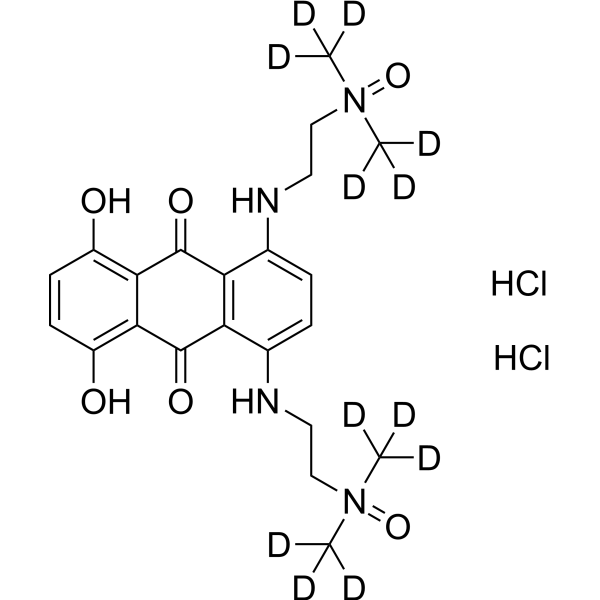 Banoxantrone-d<sub>12</sub> dihydrochloride Chemical Structure