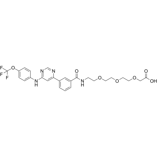 GNF-2-PEG-acid Chemical Structure