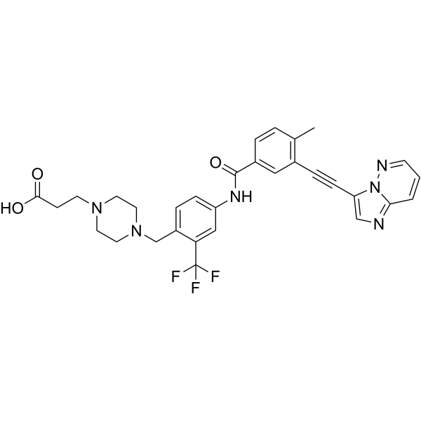 Ponatinib Acid Chemical Structure