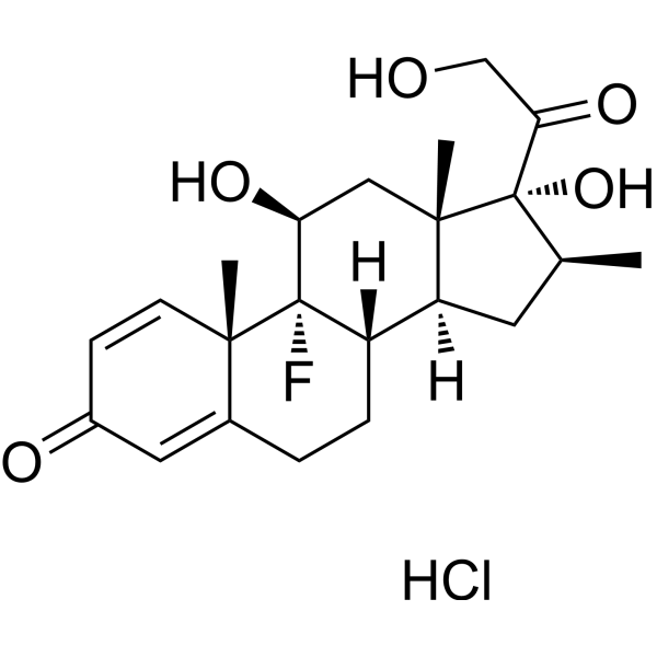 Betamethasone hydrochloride Chemical Structure