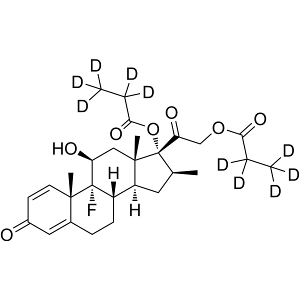 Betamethasone dipropionate-d<sub>10</sub> Chemical Structure