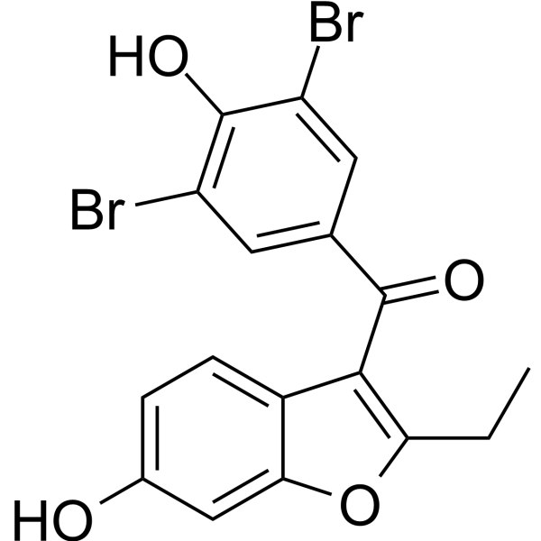 6-Hydroxybenzbromarone Chemical Structure