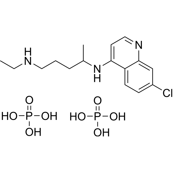 Desethyl chloroquine diphosphate Chemical Structure