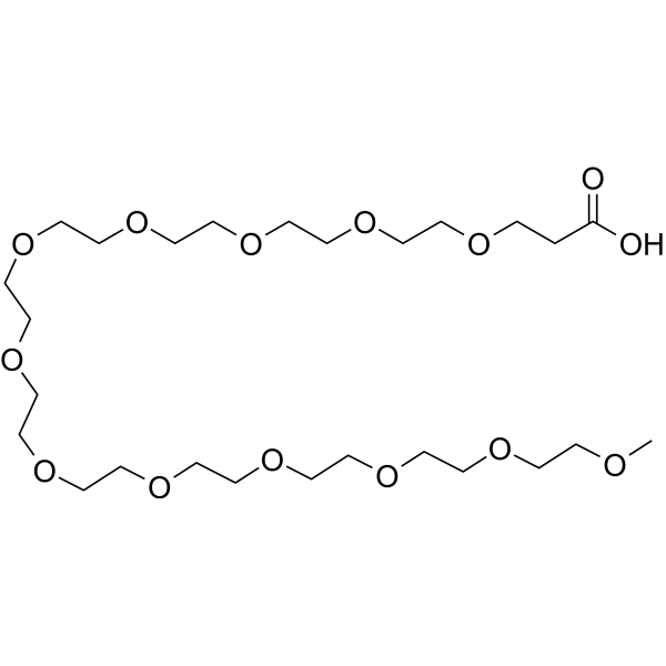 m-PEG12-acid Chemical Structure