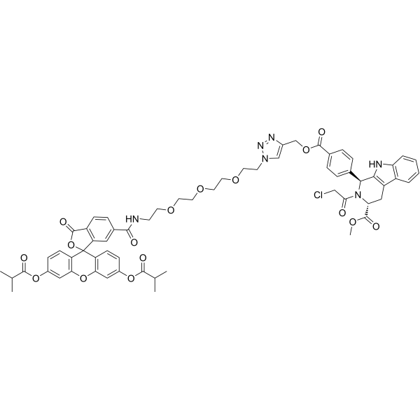 Fluorescein-diisobutyrate-6-amide Chemical Structure