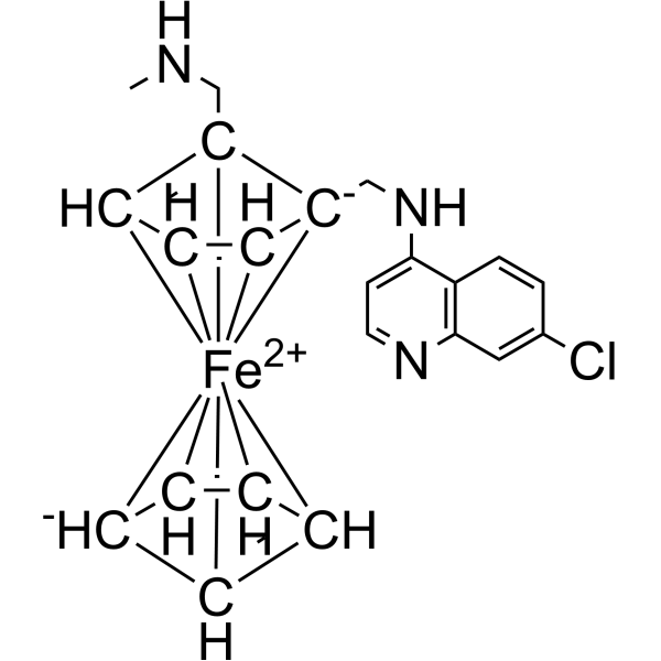 Desmethyl ferroquine Chemical Structure